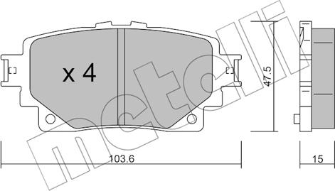 Metelli 22-1229-0 - Автозапчасть autosila-amz.com