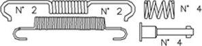 Metelli K375 - Комплектующие, барабанный тормозной механизм autosila-amz.com