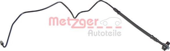 Metzger 4119354 - Тормозной шланг ! \AUDI, SEAT, SKODA, VW A3 1.6 00>03, A3 1.6 96>03, A3 1.8 96>03, A3 1.8 T 9 autosila-amz.com