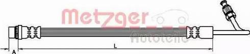 Metzger 4110111 - Тормозной шланг autosila-amz.com