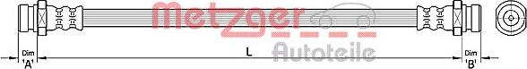 Metzger 4110220 - Тормозной шланг autosila-amz.com