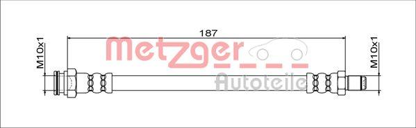 Metzger 4111805 - Тормозной шланг autosila-amz.com