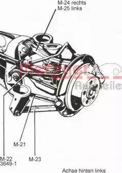 Metzger 88048719 - Рычаг подвески колеса autosila-amz.com