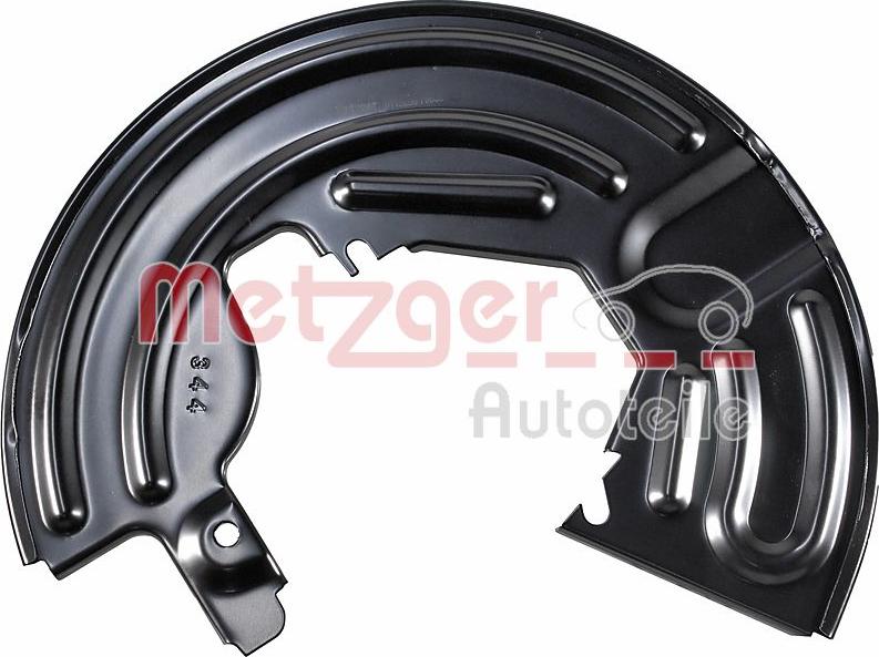 Metzger 6115256 - Отражатель, защита, тормозной диск autosila-amz.com