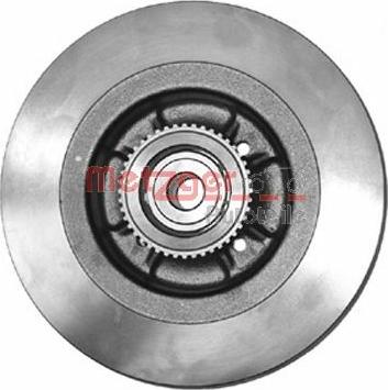 Metzger 6110045 - Тормозной диск autosila-amz.com
