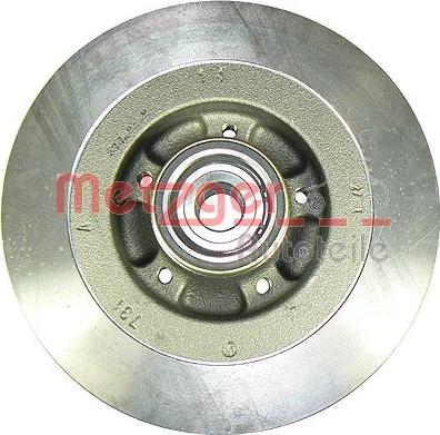 Metzger 6110009 - Тормозной диск autosila-amz.com
