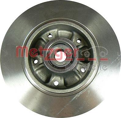 Metzger 6110006 - Тормозной диск autosila-amz.com