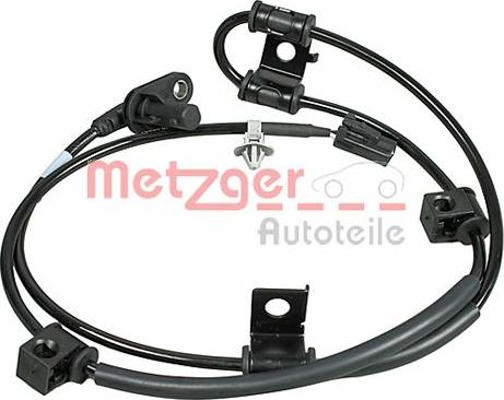 Metzger 0900957 - Датчик ABS, частота вращения колеса autosila-amz.com