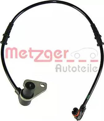 Metzger 0900491 - Датчик ABS, частота вращения колеса autosila-amz.com