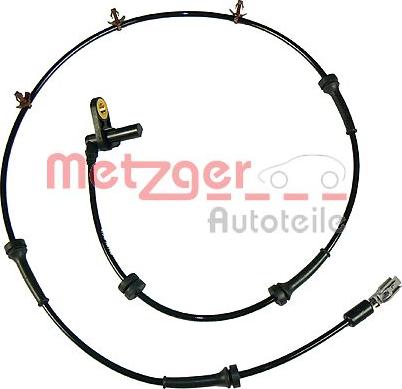 Metzger 0900456 - Датчик ABS, частота вращения колеса autosila-amz.com