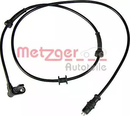Metzger 0900451 - Датчик ABS, частота вращения колеса autosila-amz.com