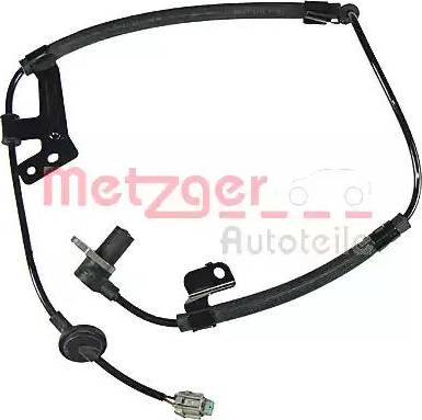 Metzger 0900404 - Датчик ABS, частота вращения колеса autosila-amz.com