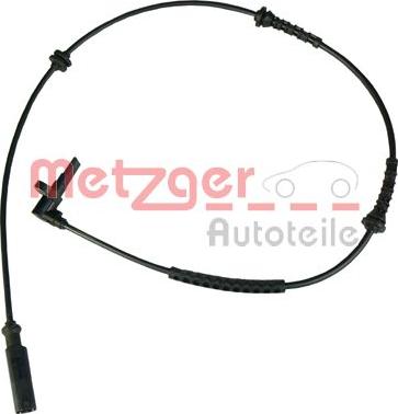 Metzger 0900403 - Датчик ABS, частота вращения колеса autosila-amz.com