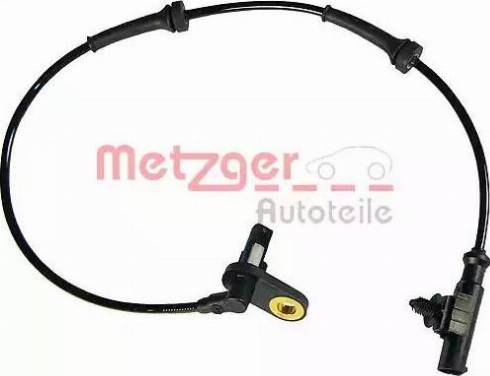 Metzger 0900484 - Датчик ABS, частота вращения колеса autosila-amz.com