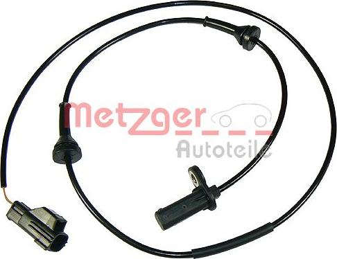 Metzger 0900596 - Датчик ABS, частота вращения колеса autosila-amz.com