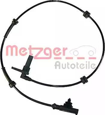 Metzger 0900519 - Датчик ABS, частота вращения колеса autosila-amz.com