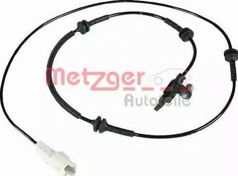 Metzger 0900539 - Датчик ABS, частота вращения колеса autosila-amz.com
