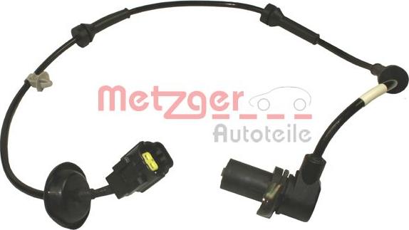 Metzger 0900698 - Датчик ABS, частота вращения колеса autosila-amz.com