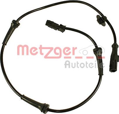 Metzger 0900692 - Датчик ABS, частота вращения колеса autosila-amz.com