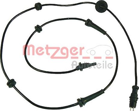 Metzger 0900659 - Датчик ABS, частота вращения колеса autosila-amz.com
