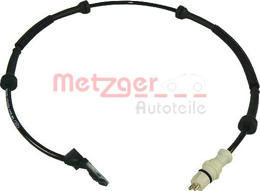 Metzger 0900655 - Датчик ABS, частота вращения колеса autosila-amz.com