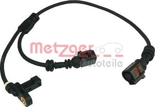 Metzger 0900657 - Датчик ABS, частота вращения колеса autosila-amz.com