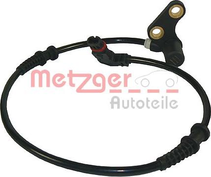 Metzger 0900666 - Датчик ABS, частота вращения колеса autosila-amz.com