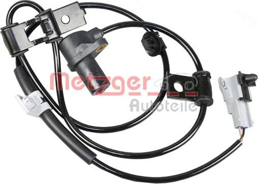 Metzger 0900629 - Датчик ABS, частота вращения колеса autosila-amz.com
