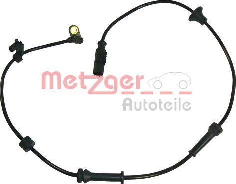 Metzger 0900673 - Датчик ABS, частота вращения колеса autosila-amz.com