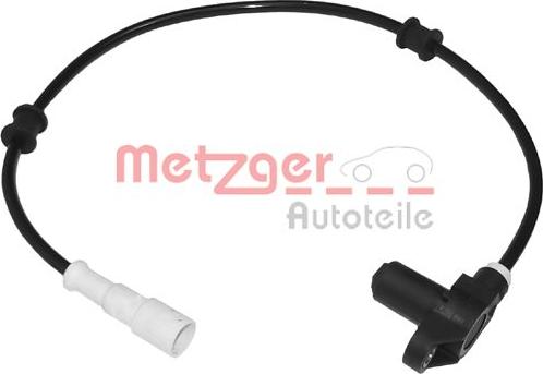 Metzger 0900047 - Датчик ABS, частота вращения колеса autosila-amz.com