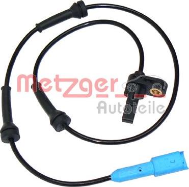 Metzger 0900061 - Датчик ABS, частота вращения колеса autosila-amz.com