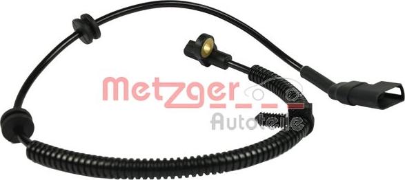 Metzger 0900017 - Датчик ABS, частота вращения колеса autosila-amz.com