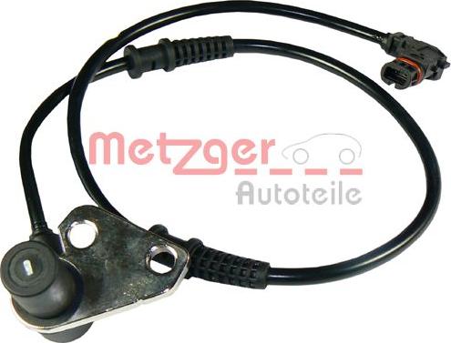 Metzger 0900033 - Датчик ABS, частота вращения колеса autosila-amz.com