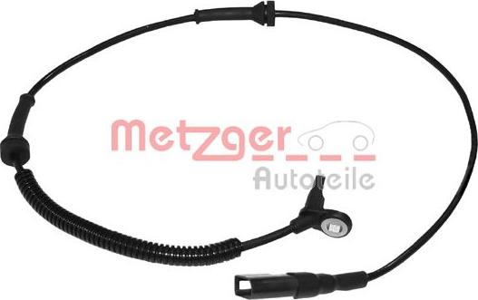 Metzger 0900020 - Датчик ABS, частота вращения колеса autosila-amz.com