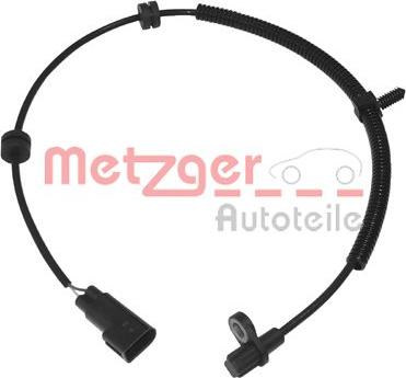 Metzger 0900023 - Датчик ABS, частота вращения колеса autosila-amz.com