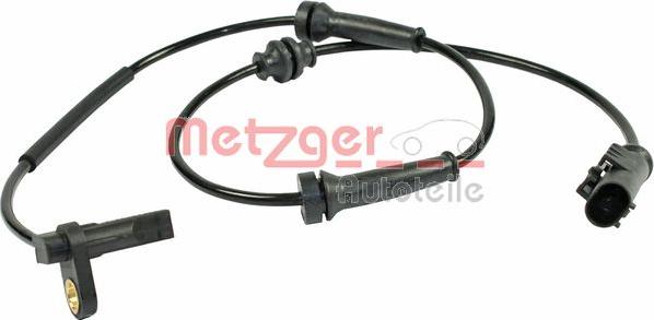 Metzger 0900199 - Датчик ABS, частота вращения колеса autosila-amz.com