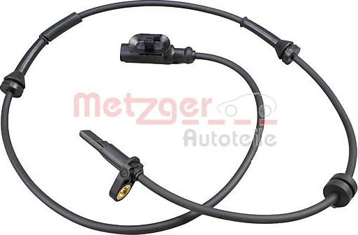 Metzger 09001430 - Датчик ABS, частота вращения колеса autosila-amz.com
