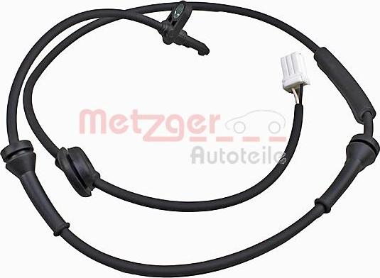Metzger 09001431 - Датчик ABS, частота вращения колеса autosila-amz.com