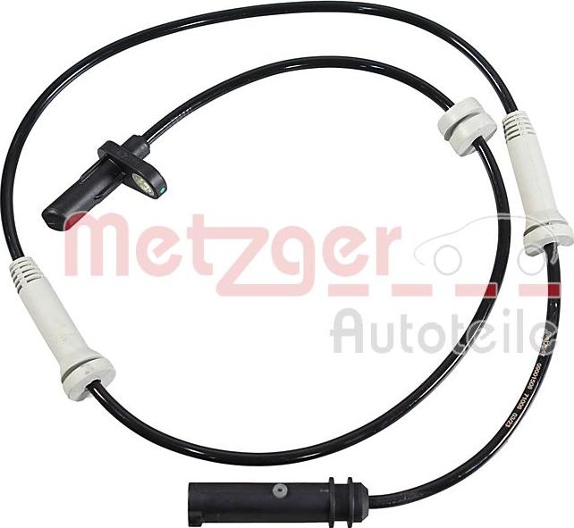 Metzger 09001508 - Датчик ABS, частота вращения колеса autosila-amz.com