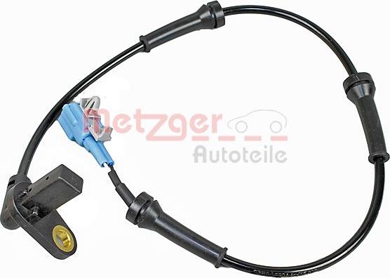 Metzger 09001091 - Датчик ABS, частота вращения колеса autosila-amz.com