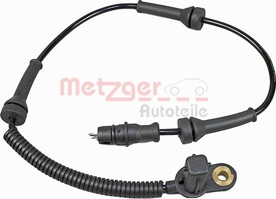 Metzger 09001098 - Датчик ABS, частота вращения колеса autosila-amz.com