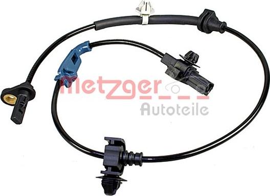Metzger 09001046 - Датчик ABS, частота вращения колеса autosila-amz.com