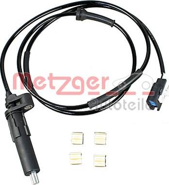 Metzger 09001040 - Датчик ABS, частота вращения колеса autosila-amz.com