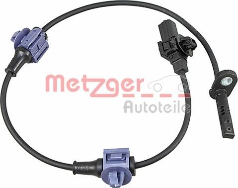 Metzger 09001048 - Датчик ABS, частота вращения колеса autosila-amz.com