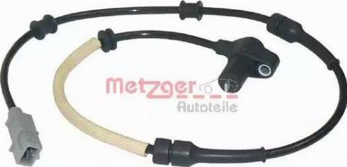 Metzger 0900104 - Датчик ABS, частота вращения колеса autosila-amz.com