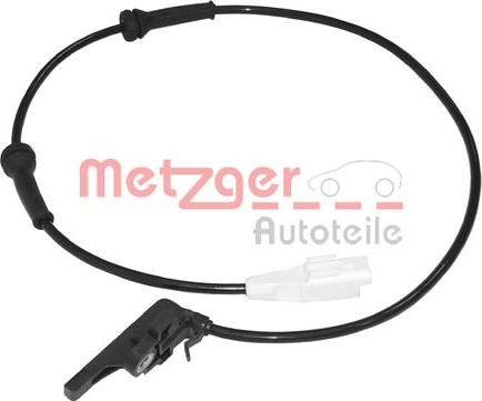 Metzger 0900105 - Датчик ABS, частота вращения колеса autosila-amz.com