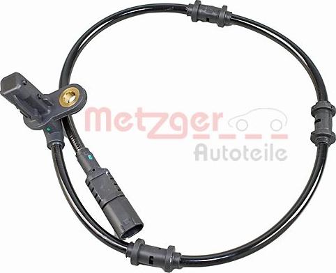 Metzger 09001064 - Датчик ABS, частота вращения колеса autosila-amz.com