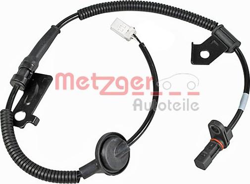 Metzger 09001001 - Датчик ABS, частота вращения колеса autosila-amz.com