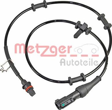 Metzger 09001011 - Датчик ABS, частота вращения колеса autosila-amz.com