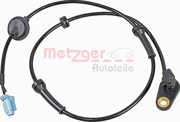 Metzger 09001089 - Датчик ABS, частота вращения колеса autosila-amz.com